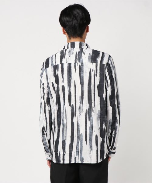 Snow Peak（スノーピーク）の「Printed Flexible Insulated Shirt（シャツ/ブラウス・メンズ・ホワイト・1/2/SMALL/MEDIUM/LARGE/X-LARGE/XX-LARGE）」の3枚目の写真