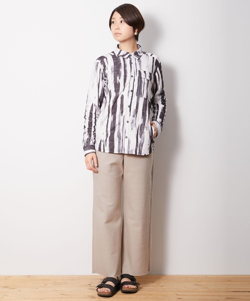 Snow Peak（スノーピーク）の「Printed Flexible Insulated Shirt（シャツ/ブラウス・メンズ・ホワイト・1/2/SMALL/MEDIUM/LARGE/X-LARGE/XX-LARGE）」の5枚目の写真