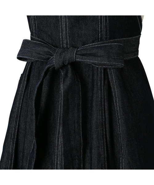 Francfranc（フランフラン）の「デニエ フルエプロン ブラック（エプロン・レディース・ブラック・FREE）」の3枚目の写真