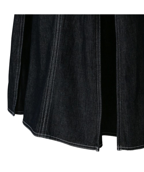 Francfranc（フランフラン）の「デニエ フルエプロン ブラック（エプロン・レディース・ブラック・FREE）」の4枚目の写真