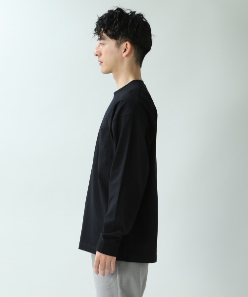 RAGEBLUE(レイジブルー)の「【USAコットン使用】ドロップロンT/871982(Tシャツ/カットソー・メンズ・ホワイト/ライトブルー/ブラック/ベージュ/グリーン系その他/オレンジ系その他・SMALL/MEDIUM/LARGE)」の21枚目の写真