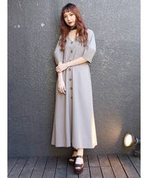 MURUA | フロントボタンコートワンピース(ワンピース)