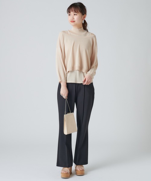 mystic（ミスティック）の「ミニクロコがま口ショルダー（ショルダーバッグ・レディース・アイボリー/ブラック/グレー・FREE）」の12枚目の写真