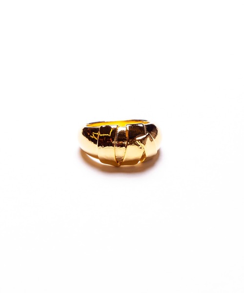 B.I.D.（ビーアイディー）の「Ayler アイラー / RING ロールバンド太リング（リング・レディース・シルバー/ゴールド・11号/13号）」の5枚目の写真