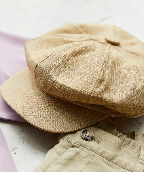 WEGO（ウィゴー）の「WEGO/リネンボリュームキャスケット（キャスケット・レディース・ブラック/ベージュ/ブラウン・FREE）」の3枚目の写真