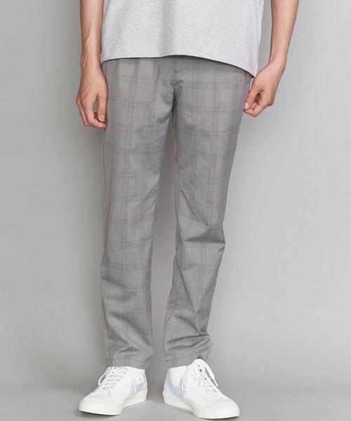 BEAUTY&YOUTH UNITED ARROWS（ビューティーアンドユースユナイテッドアローズ）の「BY ライト TR チェック 1P テーパード イージーパンツ（その他パンツ・メンズ・ネイビー/グレー・LARGE/X-LARGE/SMALL/MEDIUM）」の2枚目の写真