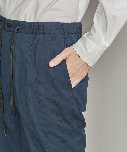 BEAUTY&YOUTH UNITED ARROWS（ビューティーアンドユースユナイテッドアローズ）の「BY ライト TR チェック 1P テーパード イージーパンツ（その他パンツ・メンズ・ネイビー/グレー・LARGE/X-LARGE/SMALL/MEDIUM）」の10枚目の写真