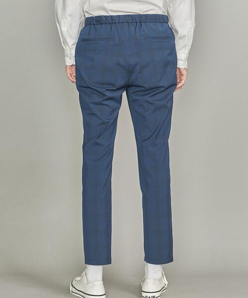 BEAUTY&YOUTH UNITED ARROWS（ビューティーアンドユースユナイテッドアローズ）の「BY ライト TR チェック 1P テーパード イージーパンツ（その他パンツ・メンズ・ネイビー/グレー・LARGE/X-LARGE/SMALL/MEDIUM）」の7枚目の写真