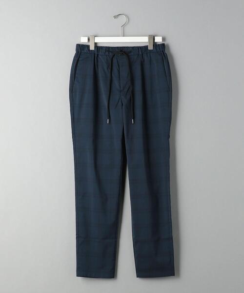 BEAUTY&YOUTH UNITED ARROWS（ビューティーアンドユースユナイテッドアローズ）の「BY ライト TR チェック 1P テーパード イージーパンツ（その他パンツ・メンズ・ネイビー/グレー・LARGE/X-LARGE/SMALL/MEDIUM）」の14枚目の写真