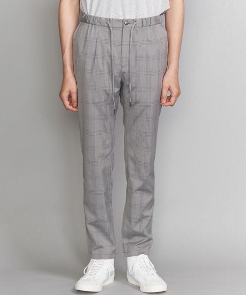 BEAUTY&YOUTH UNITED ARROWS（ビューティーアンドユースユナイテッドアローズ）の「BY ライト TR チェック 1P テーパード イージーパンツ（その他パンツ・メンズ・ネイビー/グレー・LARGE/X-LARGE/SMALL/MEDIUM）」の20枚目の写真