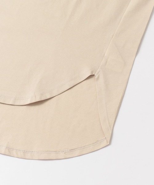 LAATO(ラート)の「SLEEK LOOSE T-SHIRTS(Tシャツ/カットソー・レディース・オフホワイト/ベージュ/パープル・FREE)」の11枚目の写真