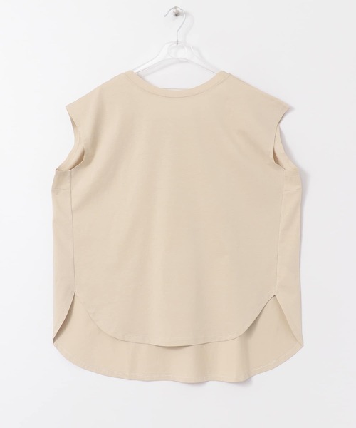 LAATO(ラート)の「SLEEK LOOSE T-SHIRTS(Tシャツ/カットソー・レディース・オフホワイト/ベージュ/パープル・FREE)」の12枚目の写真