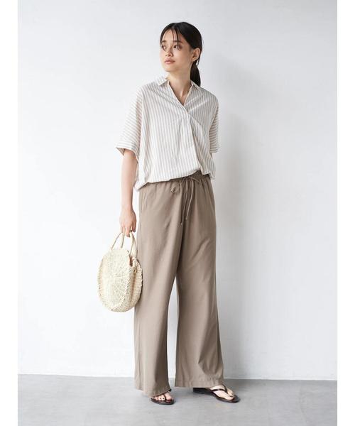 AMERICAN HOLIC(アメリカンホリック)の「スキッパーバックタック半袖シャツ *(シャツ/ブラウス・レディース・ブルー系その他7/ストライプ/チェック・FREE)」の13枚目の写真