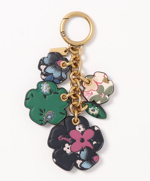 コーチ ティーローズ フローラル バッグチャーム 新品 COACH（コーチ）の「【コーチ】ティー ローズ ミックス バッグ