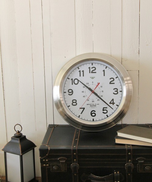 BAYFLOW(ベイフロー)の「WALL CLOCK BRISTOL S-40(掛け時計・レディース・ライトグレー/ブラック・0)」の2枚目の写真