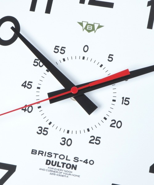 BAYFLOW(ベイフロー)の「WALL CLOCK BRISTOL S-40(掛け時計・レディース・ライトグレー/ブラック・0)」の4枚目の写真