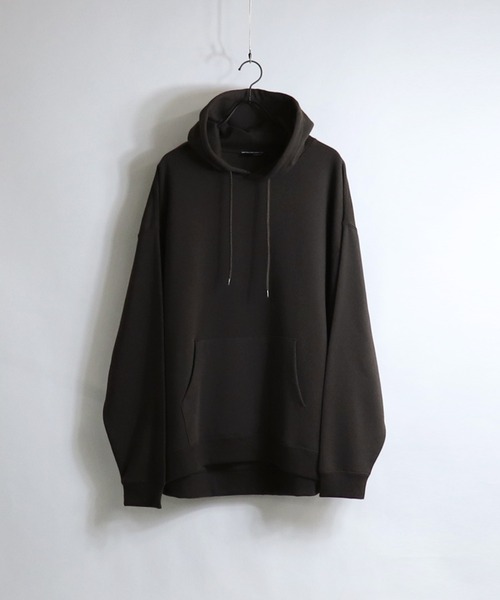 Confirm（コンファーム）の「Confirm / コンファーム ビッグプルオーバーパーカー（パーカー・メンズ・ブラック/チャコールグレー/ホワイト/アイボリー/グリーン/ミント/プラム/ブラウン/ベージュ系その他/ベージュ・M/L）」の5枚目の写真