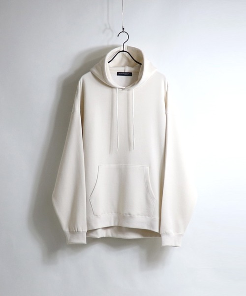 Confirm（コンファーム）の「Confirm / コンファーム ビッグプルオーバーパーカー（パーカー・メンズ・ブラック/チャコールグレー/ホワイト/アイボリー/グリーン/ミント/プラム/ブラウン/ベージュ系その他/ベージュ・M/L）」の15枚目の写真