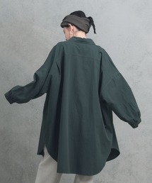 manana suerte | manana オーバールーズロングシャツ(シャツ/ブラウス)