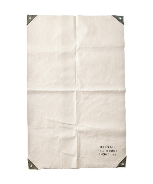 PUEBCO（プエブコ）の「WHITE LAMINATED FABRIC SHEET（インテリア雑貨・メンズ・オフホワイト・ONE SIZE）」の5枚目の写真