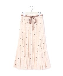LAISSE PASSE❤︎プリント×チュールプリーツスカート LAISSE PASSE（レッセパッセ）の「プリント×チュールプリーツ