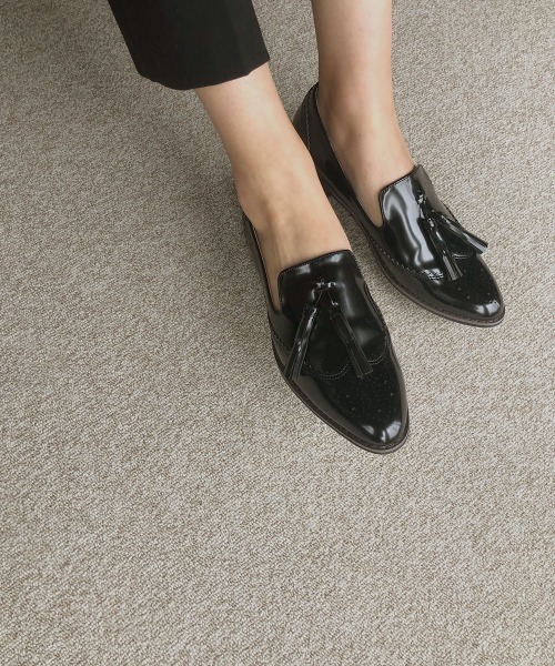 marjour（マージュール）の「TASSEL LOAFER（ローファー・レディース・ブラック・S/M/L）」の3枚目の写真