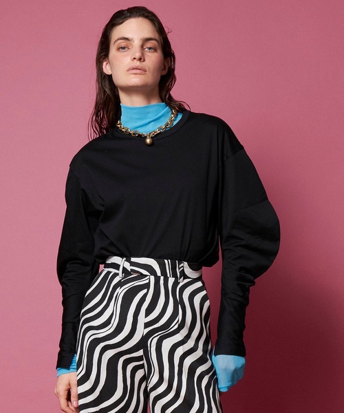 メゾンスペシャル　スーピマコットンバナナスリーブロングTEE スーピマコットンバナナスリーブロングTEE【MAISON SPECIAL