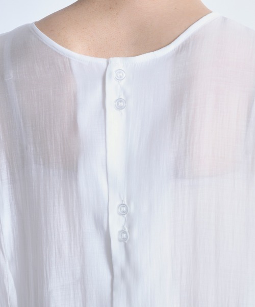 DouDou（ドゥドゥ）の「袖ボリューム2WAYブラウス（シャツ/ブラウス・レディース・オフホワイト/ベージュ/イエロー・FREE）」の22枚目の写真