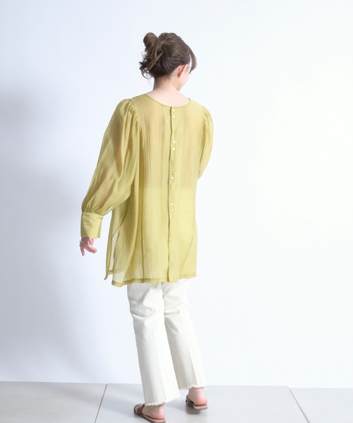 DouDou（ドゥドゥ）の「袖ボリューム2WAYブラウス（シャツ/ブラウス・レディース・オフホワイト/ベージュ/イエロー・FREE）」の20枚目の写真