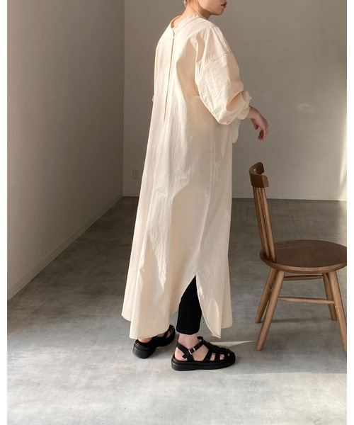 試着のみ　ジャーナルスタンダード　ジップアップ グレー シャツワンピース セール】SHIPS any:〈洗濯機可能〉タイプライター スタンド