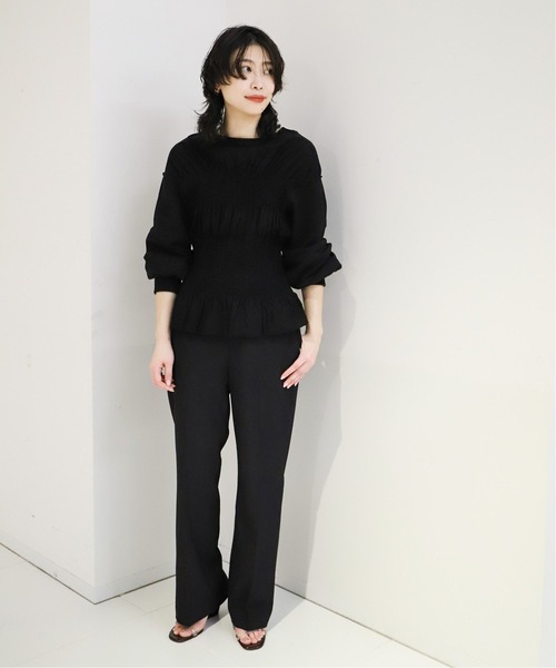 tシャツ SHIRRING DOCKING Tシャツ レディース CITYSHOP（シティーショップ）の「SHIRRING DOCKING：カットソー