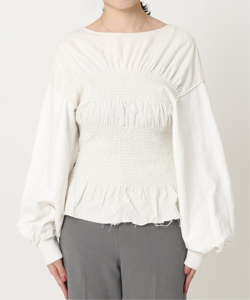 CITYSHOP（シティーショップ）の「SHIRRING DOCKING：カットソー