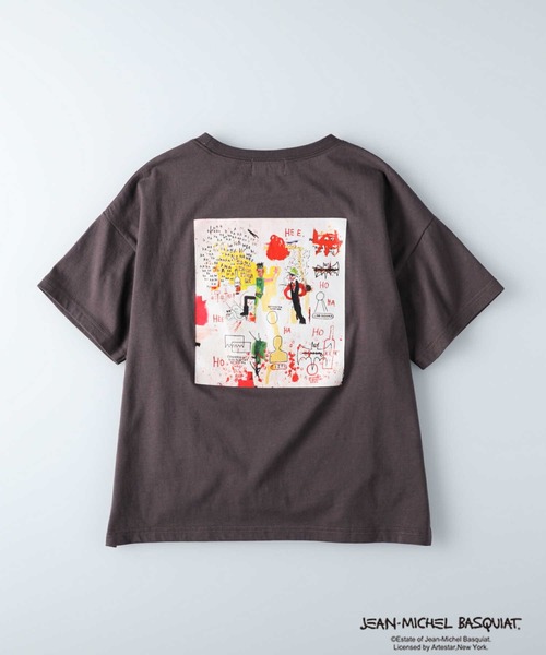 BASQUIAT アートプリント Tシャツ セール】【JEAN-MICHEL BASQUIAT】 アートプリント Tシャツ（T