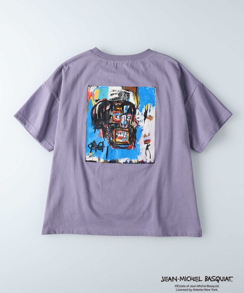 BASQUIAT アートプリント Tシャツ セール】【JEAN-MICHEL BASQUIAT】 アートプリント Tシャツ（T