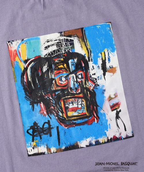 Right-on（ライトオン）の「アートプリントTシャツ(バスキア)（Tシャツ/カットソー・キッズ・パープル/ブラウン/ブラック/ホワイト・120/130/105/140/155）」の13枚目の写真