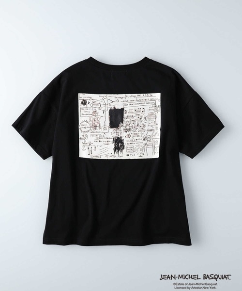 セール】アートプリントTシャツ(バスキア)（Tシャツ/カットソー