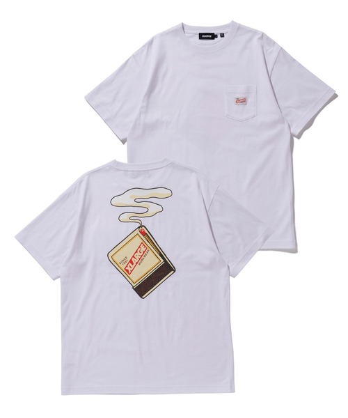 XLARGE(エクストララージ)の「S/S POCKET TEE MATCHES(Tシャツ/カットソー・メンズ・ホワイト/グリーン/ブラック・S/M/XL/L)」の2枚目の写真