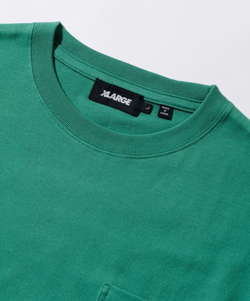 XLARGE(エクストララージ)の「S/S POCKET TEE MATCHES(Tシャツ/カットソー・メンズ・ホワイト/グリーン/ブラック・S/M/XL/L)」の10枚目の写真