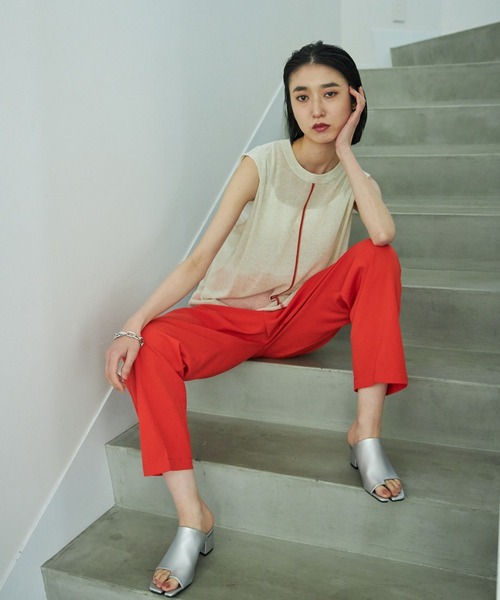 VACANCY（ヴァカンシー）の「センターラインシアーノースリニット（ニット/セーター・レディース・ブラック/グリーン/ナチュラル・FREE）」の22枚目の写真