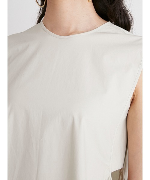 Mila Owen(ミラオーウェン)の「脇ギャザーデザインコクーンワンピース(ワンピース・レディース・アイボリー/オリーブ/ブラック・0/1)」の7枚目の写真