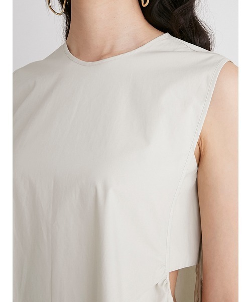 Mila Owen(ミラオーウェン)の「脇ギャザーデザインコクーンワンピース(ワンピース・レディース・アイボリー/オリーブ/ブラック・0/1)」の8枚目の写真