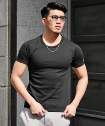 SOMEDIFF（サムディフ）の「【SOMEDIFF】プレミアム半袖Tシャツ メンズ 無地tシャツ クルーネック Vネック コットンカットソー 春服（Tシャツ/カットソー）」