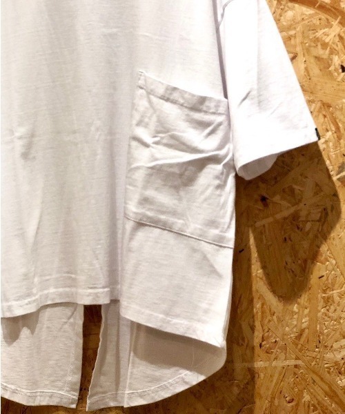 MANASTASH(マナスタッシュ)の「MANASTASH/マナスタッシュ Ws 1/2 SLEEVE PIGMENT TEE(Tシャツ/カットソー・レディース・ホワイト/ライトブルー/ブラック/サンドベージュ・MEDIUM)」の8枚目の写真