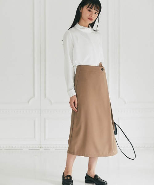 Cookie Chocolate（クッキーチョコレート）の「ラップ風スカート《@_____m.weセレクトアイテム》（スカート・レディース・ベージュ/アイボリー・M）」の15枚目の写真
