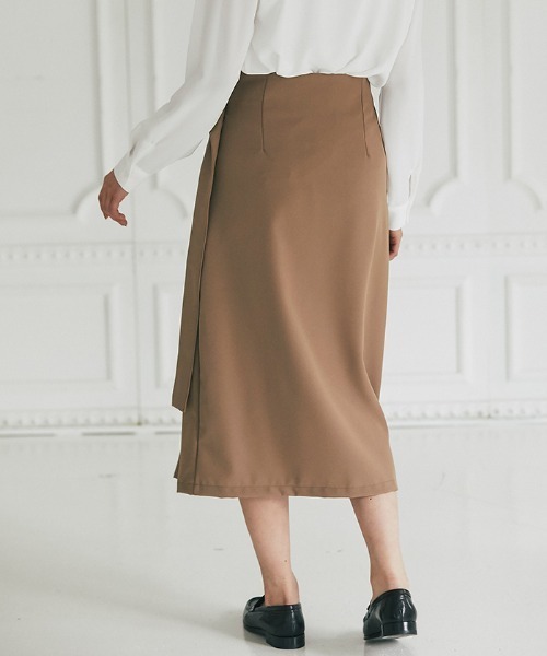 Cookie Chocolate（クッキーチョコレート）の「ラップ風スカート《@_____m.weセレクトアイテム》（スカート・レディース・ベージュ/アイボリー・M）」の7枚目の写真