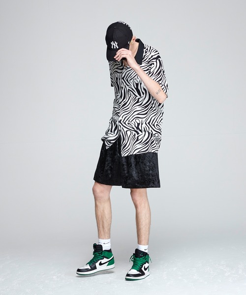 NOISE MAKER（ノイズメーカー）の「ゼブラ柄ルーズオープンカラーシャツ（シャツ/ブラウス・メンズ・ホワイト/ブルー・X-LARGE/MEDIUM/LARGE）」の13枚目の写真