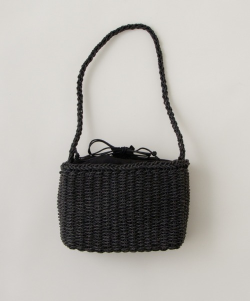 Kastane（カスタネ）の「スクエアジュートBAG（ショルダーバッグ・レディース・アイボリー/オレンジ/グリーン/ブラック・FREE）」の13枚目の写真