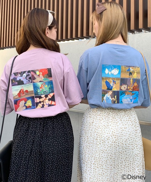 WEGO（ウィゴー）の「WEGO/別注 Disney シーンTシャツ（Tシャツ/カットソー・レディース・ホワイト/ダークグリーン/パープル/ピンク/イエロー/ブルー/グリーン/その他1/その他2/スミクロ/その他6/その他5/アイボリー・FREE）」の14枚目の写真