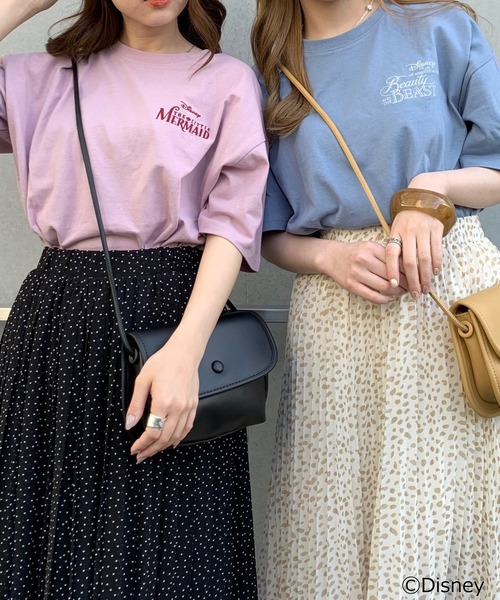 WEGO（ウィゴー）の「WEGO/別注 Disney シーンTシャツ（Tシャツ/カットソー・レディース・ホワイト/ダークグリーン/パープル/ピンク/イエロー/ブルー/グリーン/その他1/その他2/スミクロ/その他6/その他5/アイボリー・FREE）」の15枚目の写真