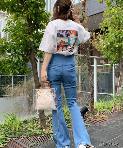 WEGO（ウィゴー）の「WEGO/別注 Disney シーンTシャツ（Tシャツ/カットソー・レディース・ホワイト/ダークグリーン/パープル/ピンク/イエロー/ブルー/グリーン/その他1/その他2/スミクロ/その他6/その他5/アイボリー・FREE）」の20枚目の写真